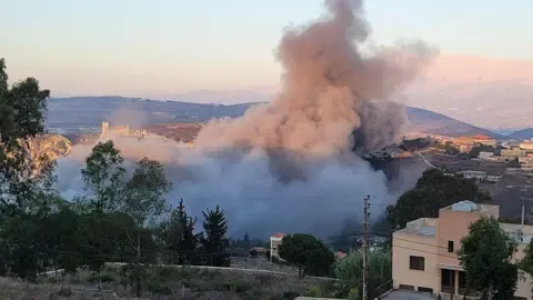Israel's Airstrikes Strike South Lebanese Territory