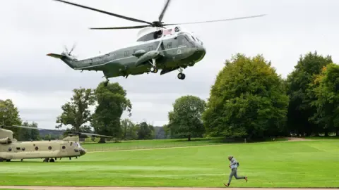 The US President Diverted and Compelled to Swap Aircraft On the Way to Stansted